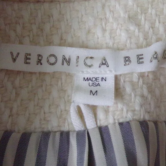 NWOT Veronica Beard wool coat M Preppy Lux Minimalist